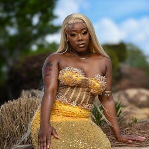 Elegant Gold Prom Dress